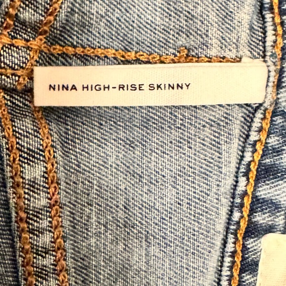 Rag & Bone Nina Skinny Leg Blue Jeans SZ 24 NWT - Picture 9 of 13